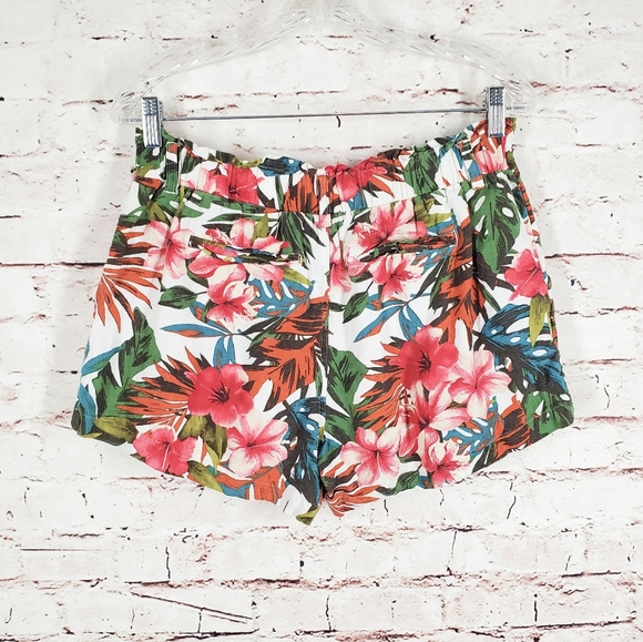 Floral Shorts Linen Blend - Picture 4 of 9